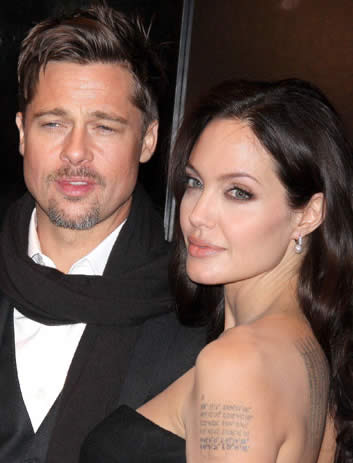 Angelina Jolie's New Tattoo Tattoo kids. The parents inked crosses on their 