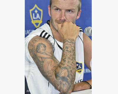 Beckham Tattoo  on David Beckham Has Got Many Tattoos And Here Is My Collection Of Tattoo