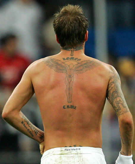 beckham tattoo. David Beckham Tattoos