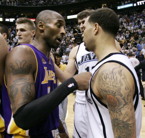 player's tattoos are hidden, an NBA player can proudly display his tats