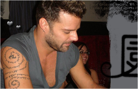 kenyon martin tattoos. Ricky Martin Tattoos
